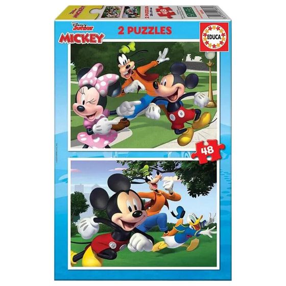 EDUCA BORRAS 2X48 Mickey &amp; Friends Puzzle