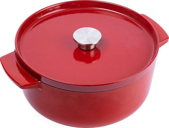 KitchenAid garnek żeliwny 5,2L Empire Red