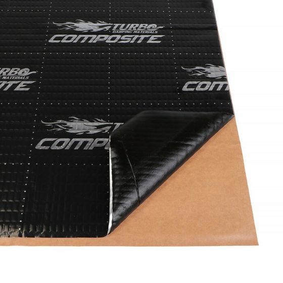 Виброизоляционный материал Comfort mat Turbo Composite M2, размер 700x500x2 мм