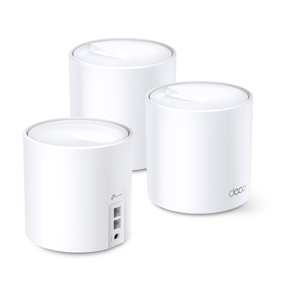 Mesh-система TP-Link Deco X20 (3-PACK) AX1800 10/100/1000BASE-TX белый