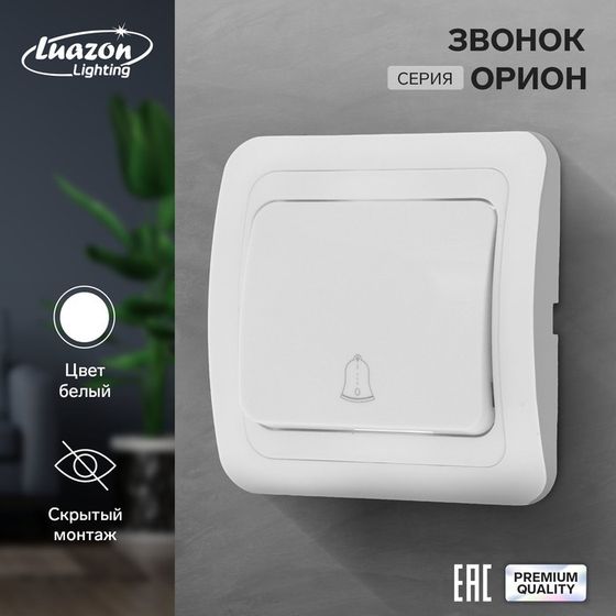 Звонок Luazon Lighting &quot;Орион&quot;, скрытая, белый