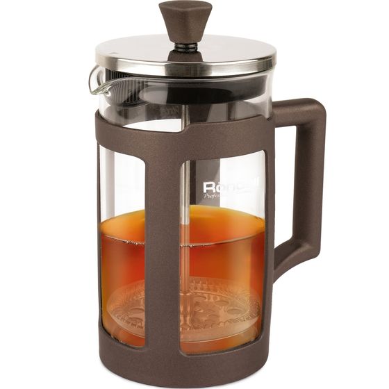 Френч-пресс Rondell Fest RDS-1296 (BN) коричневый 0.6л