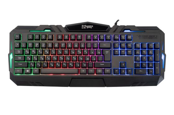 Клавиатура Harper Gaming Backfire GKB-15 LED игровая проводная черный