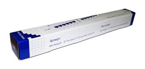 Патч-панель Lanmaster TWT-PP24UTP/6 19&quot; 1U 24xRJ45 кат.6 UTP