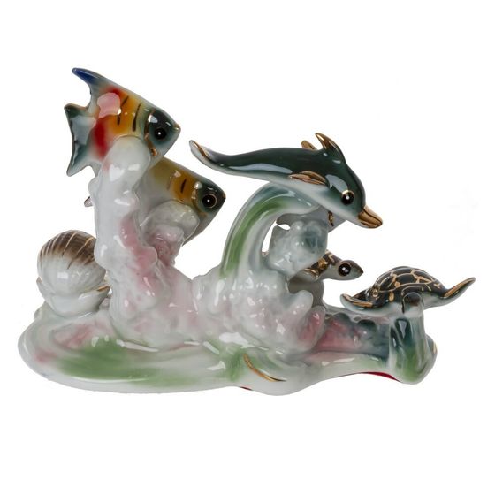 Фигурка декоративная "Морская композиция", L13 W6,5 H9 см