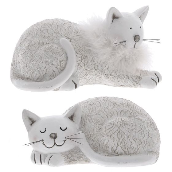 Фигурка декоративная &quot;Кошка&quot;, L19 W10,5 H10,5 см, 2в.