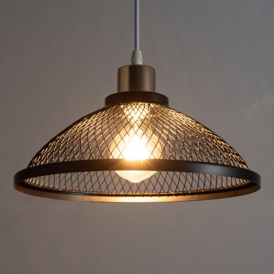 !09 Люстра Густав черный/золото 28х28х20(80)см.