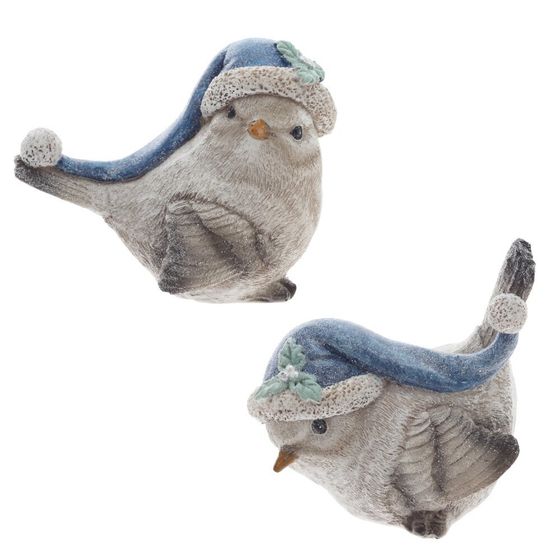 Фигурка декоративная &quot;Птичка&quot;, L9,5 W5 H8 см, 2в.