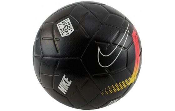 Nike Size 5 Soccer PU Unisex Black Red