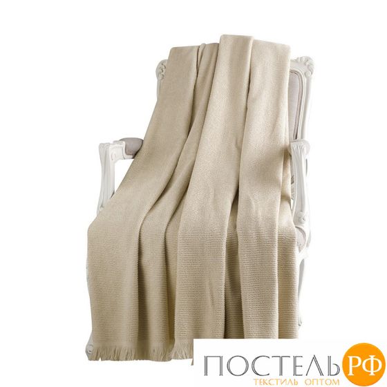 P783BEJ1 Покрывало Tivolyo home NATURAL SLIM бежевый 1,5 сп