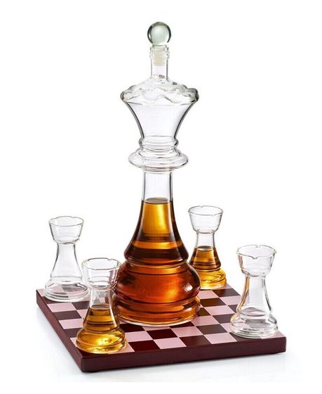 Chess Decanter, Set of 5