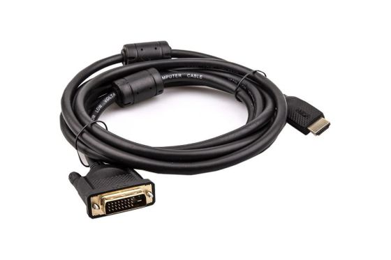 Кабель Vcom HDMI-DVI 3м черный (CG484GD-3M)