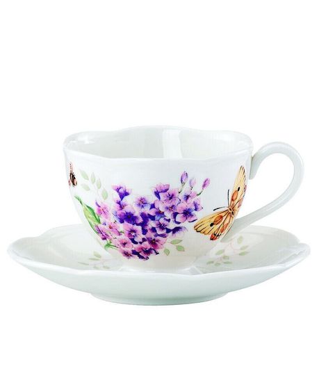 Butterfly Meadow Butterfly Cup and Saucer Set