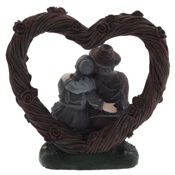 Фигурка декоративная "Бабушка с дедушкой", L18 W9,5 H18 см, 2в.