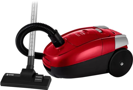 Пылесос Vitek VT-1820 1400Вт мешок красный/черный