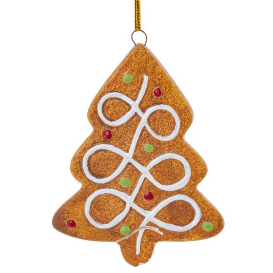 Украшение новогоднее &quot;Елка пряничная&quot;, L7 W0,6 H8,5 см, 3в.
