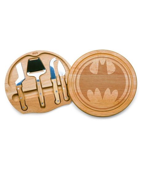 Batman Bat Signal Circo 5 Piece Cheese Cutting Board Tools Set