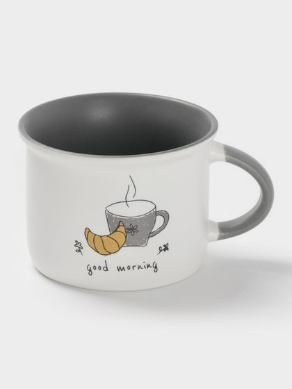 Кружка Доляна &quot;Good morning&quot; 10х8х5,9 см, цвет белый