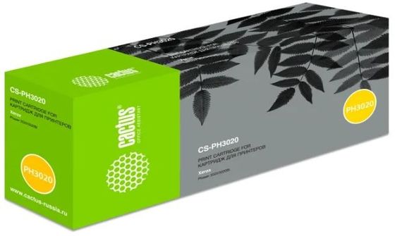 Картридж лазерный Cactus CS-PH3020X 106R03048 черный набор (1500стр.) для Xerox Phaser 3020/3020BI