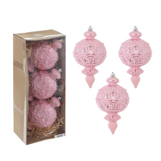 Набор из 3шт Украшение новогоднее &quot;Шар&quot;, L28 W11 H8 см