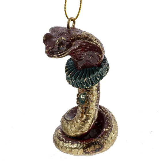 Фигурка декоративная подвесная &quot;Змея&quot;, L3,5 W4 H7,5 см, 4в.