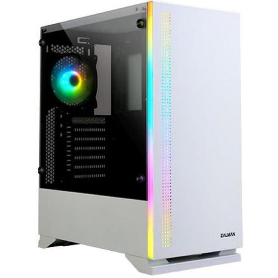 Корпус Zalman S5, без БП, ATX, Midi-Tower, белый