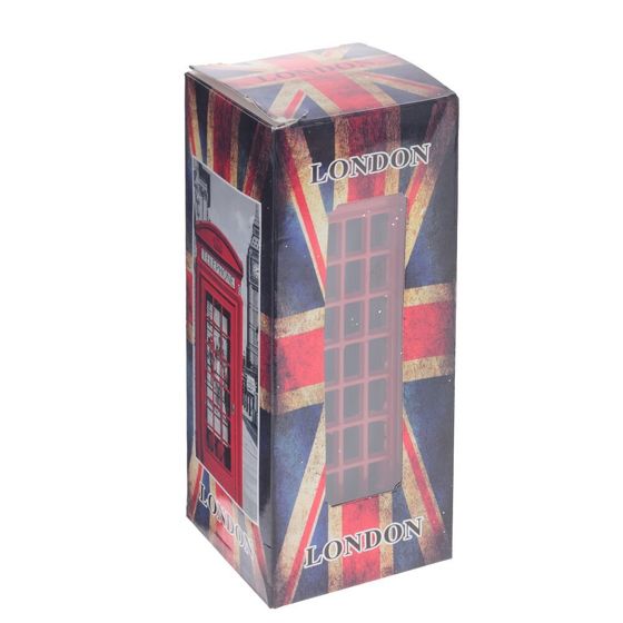 Копилка &quot;Телефонная будка&quot;, Д6,5 Ш6,5 В18 см