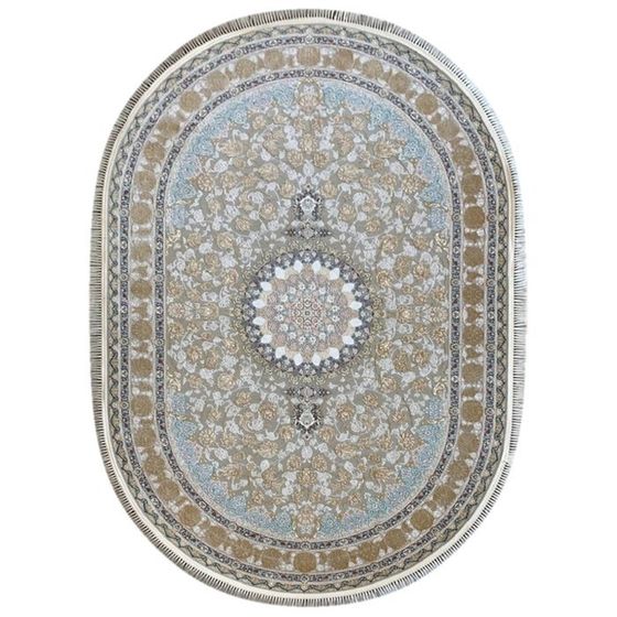 Ковёр овальный Mashad 1200 G129, размер 150x225 см