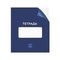 !Тетрадь 24 листа в клетку Однотонная &quot;Классика с уголком&quot;, 5 штук обложка мелованный картон, ВД-лак, блок офсет, МИКС