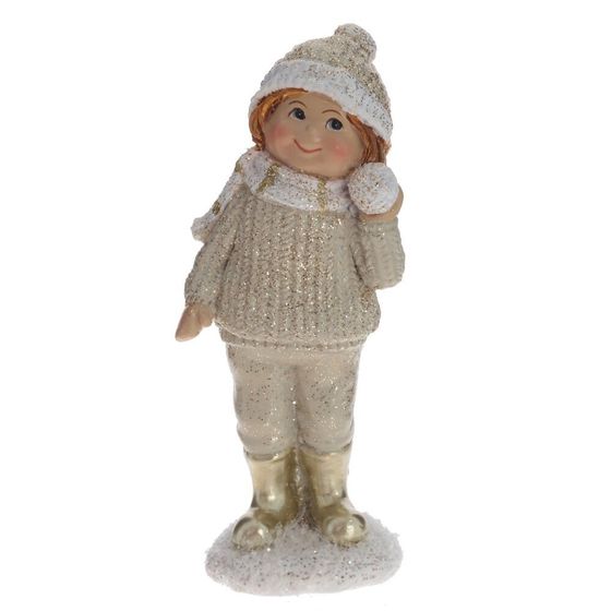 Фигурка декоративная &quot;Мальчик/Девочка&quot;, L6 W4 H12,5 см, 2в.