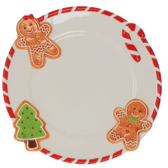 !09 Тарелка &quot;Пряничные человечки&quot; 20 см.