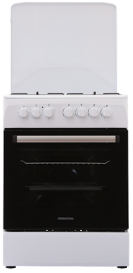 Плита комбинированная Renova SG6E-TDW белый