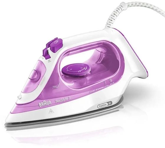 Утюг Braun SI3030PU 2300Вт малиновый/белый