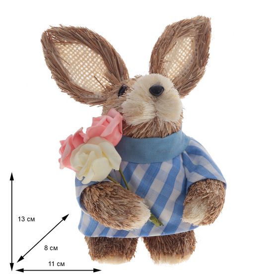 Фигурка декоративная "Заяц", L11 W8 H13 см