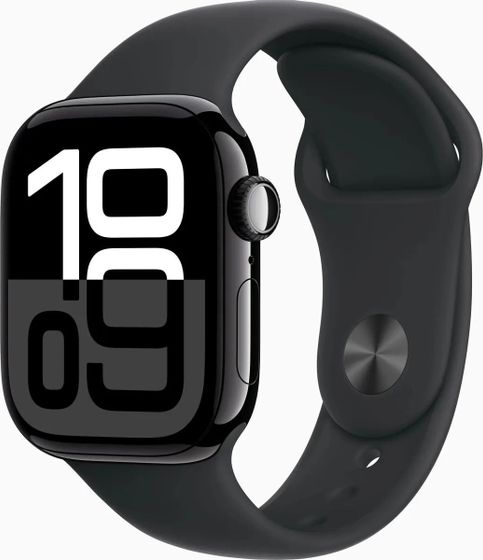 Смарт-часы Apple Watch Series 10 A2986 42мм 130-180мм черный (MWWE3LW/A)