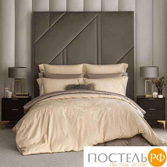 TOGAS КПБ ЛУЧИЗАНО беж 200x210/260x270/50x70-2, 4пр, xл/сат