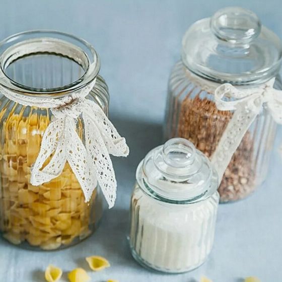 Банка стеклянная с крышкой FLEUR 250мл