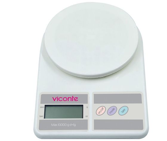 Весы кухонные Viconte VC-528 10кг белый