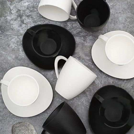 Чайная пара ROCK WHITE 200мл