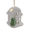 Фигурка декоративная подвесная &quot;Домик&quot; (подсветка, 2xLR44), L8 W5,5 H10,5 см, 2в.