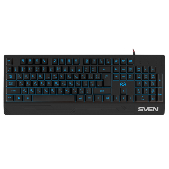 Клавиатура Sven KB-G8300 LED игровая проводная черный (SV-019280)