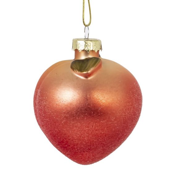 Украшение новогоднее &quot;Персик&quot;, L6 W5,5 H6,5 см