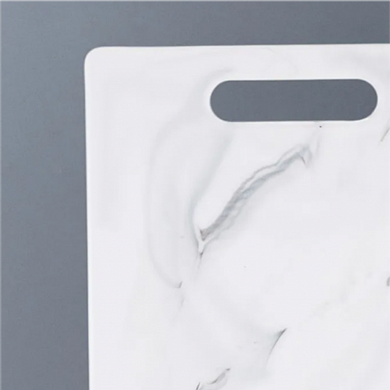 Доска разделочная MARBLE White 36.5х27.5см