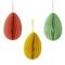 Набор из 3-х изделий декоративных подвесных "Яйцо" (5*7), L16 W5,5 H8 см