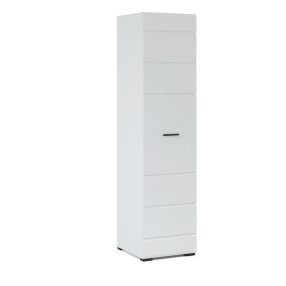Шкаф 1-дверный «Йорк», 500 × 540 × 2050 мм, цвет белый / белый глянец