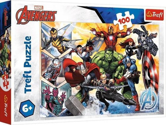 Trefl Puzzle 100el Siła Avengersów Marvel 16431 Trefl