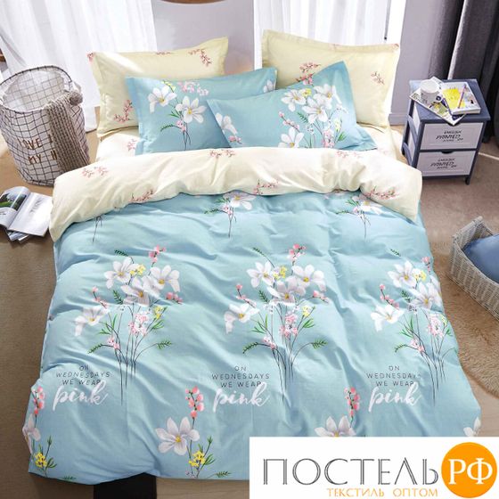 TPIG5-1296-50 код1059, КПБ Twill семейный, 50x70 (2 шт), Сатин (Твил), Коробка