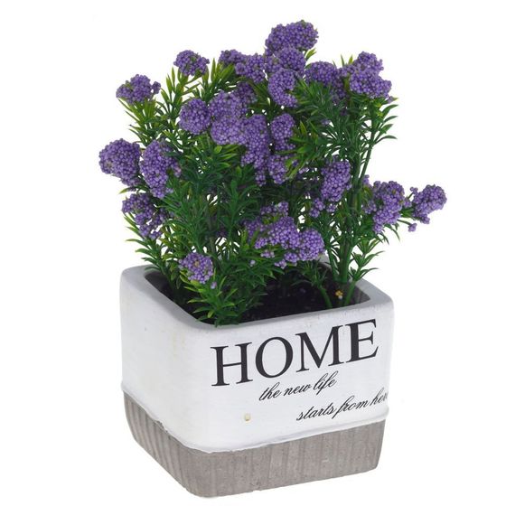 Цветочная композиция, L11 W11 H19 см, 3в.