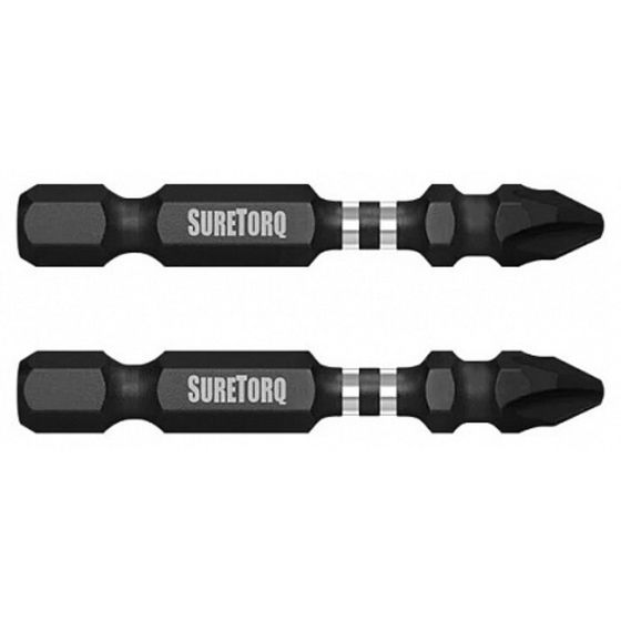 Биты SureTorq 0312-1002RU, сталь S2, ударные, PH2 х 50 мм, 10 шт.