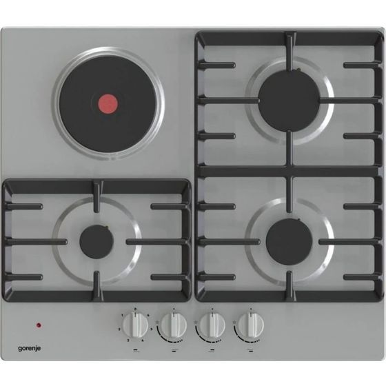 Комбинированная варочная панель Gorenje GE681X нержавеющая сталь